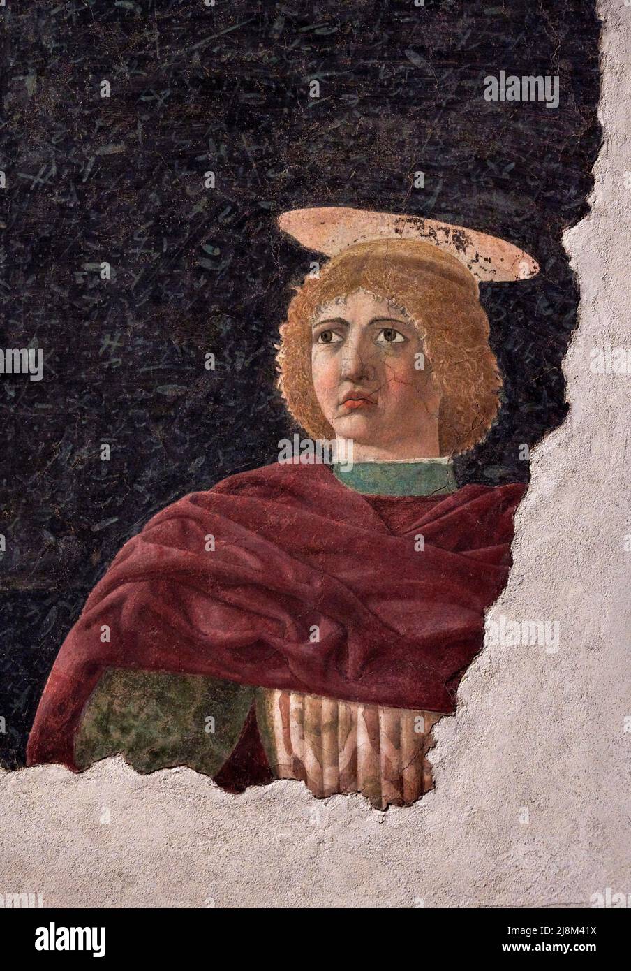 San Giuliano - affresco - Pier della Francesco - XV secolo - Sansepolcro (Ar),italia, Museo Civico Stockfoto
