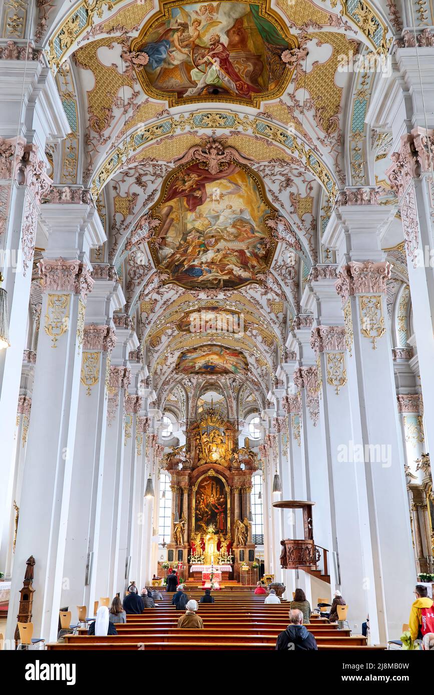 Deutschland Bayern München. Heilig-Geist-Kirche. Kirche des Heiligen Geistes Stockfoto