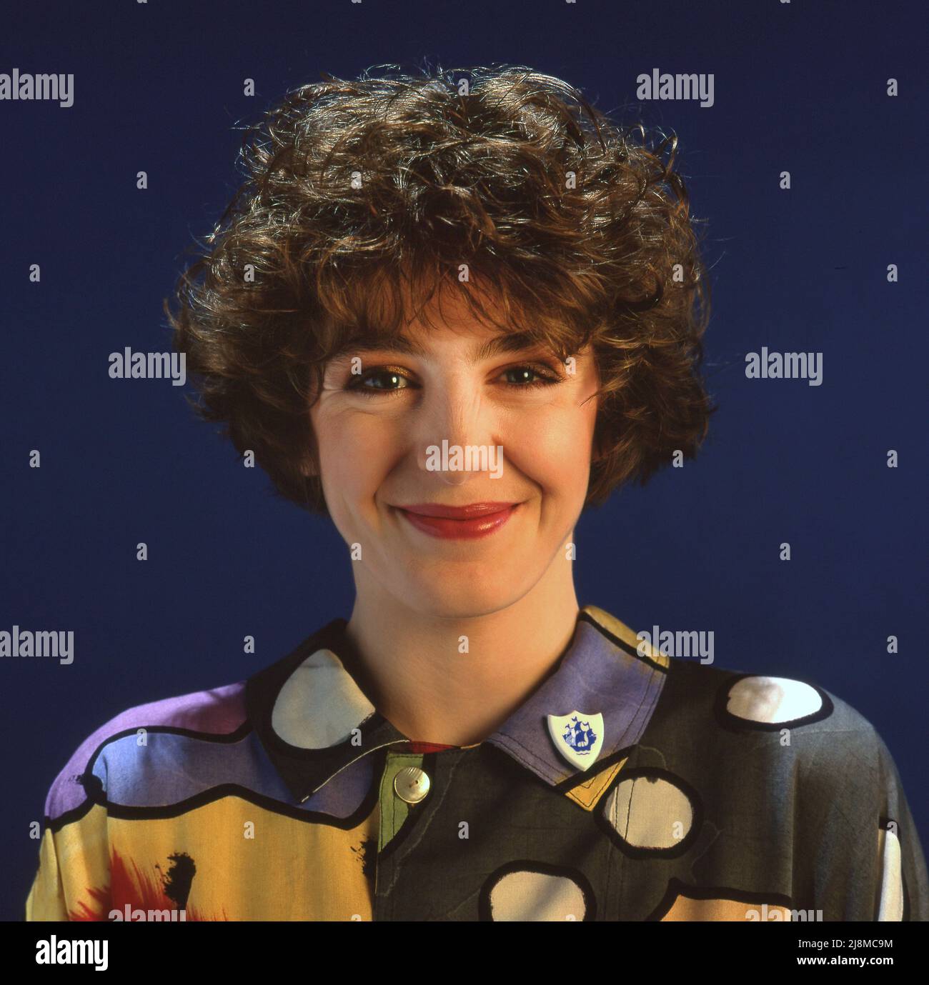 Yvette Fielding BBC Blue Peter Moderatorin 1992 Stockfoto