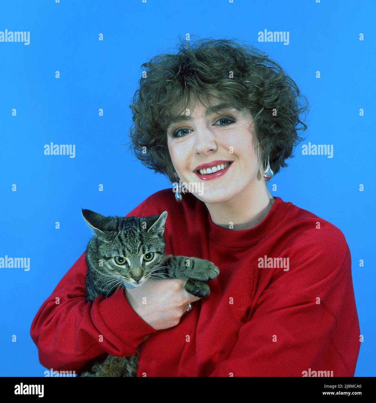 Yvette Fielding BBC Blue Peter Moderatorin 1992 Stockfoto