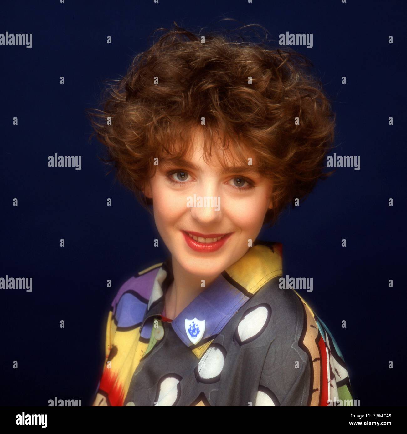 Yvette Fielding BBC Blue Peter Moderatorin 1992 Stockfoto