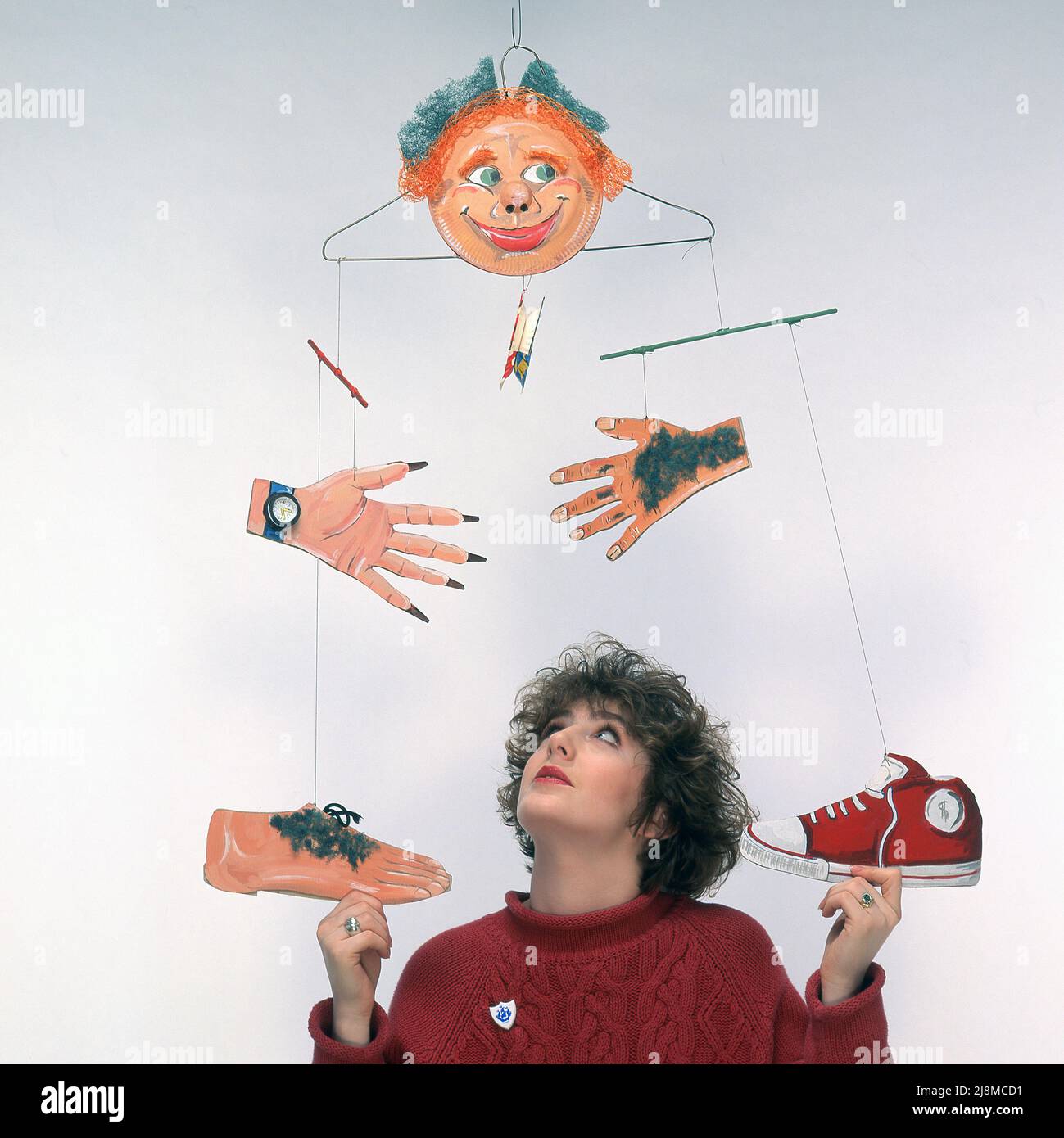 Yvette Fielding BBC Blue Peter Moderatorin 1992 Stockfoto