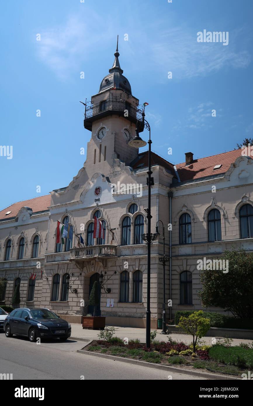Rathaus, Rackeve, Kreis Pest, Ungarn Stockfoto