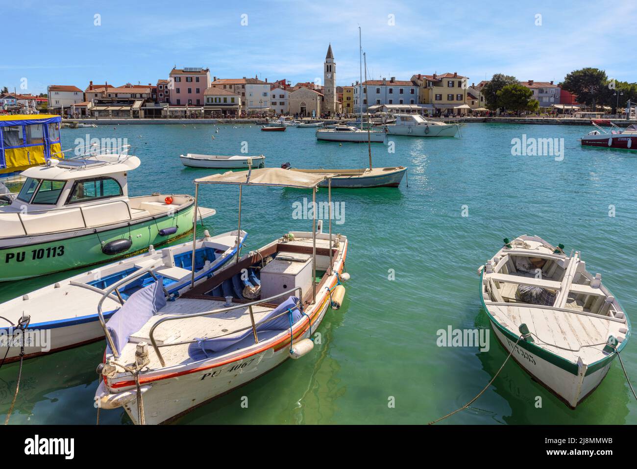 Fazana, Istrien, Kroatien, Europa Stockfoto