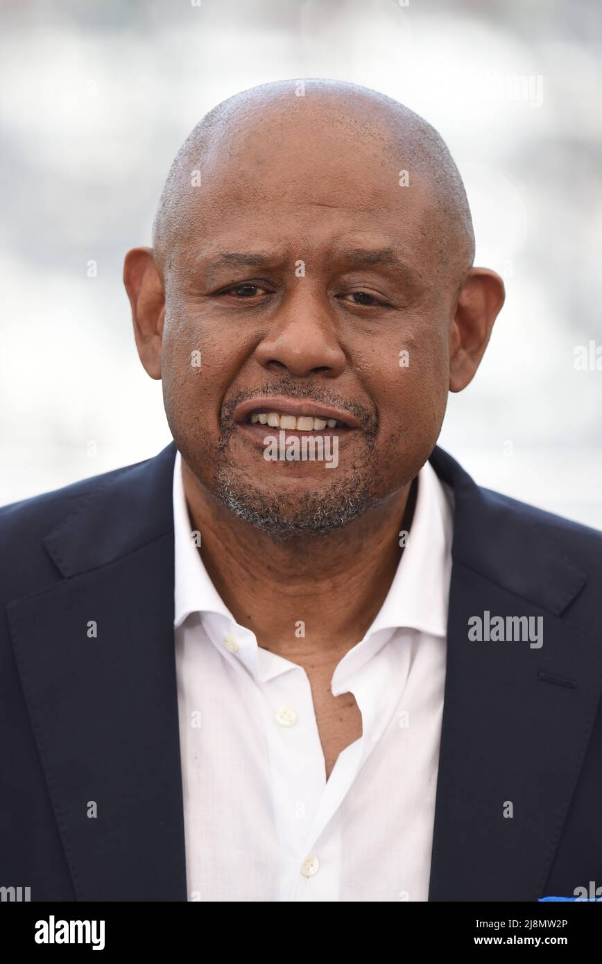 Forest Whitaker nimmt an der Honorary Palme d'Or Fotoschau während der Filmfestspiele von Cannes 75. in Cannes, Frankreich, Teil. Bilddatum: Dienstag, 17. Mai 2022. Stockfoto