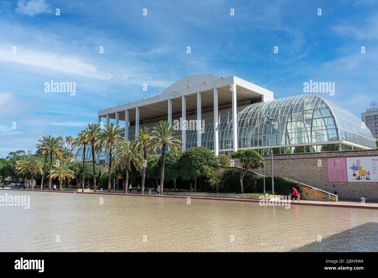 Der Palau de la Música de València Stockfoto