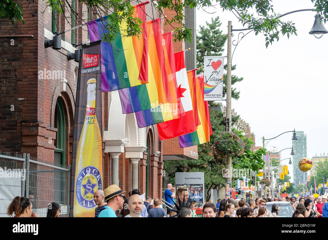 Toronto, Kanada - 29. Juni 2012: Trans March Während Der Pride Week Stockfoto