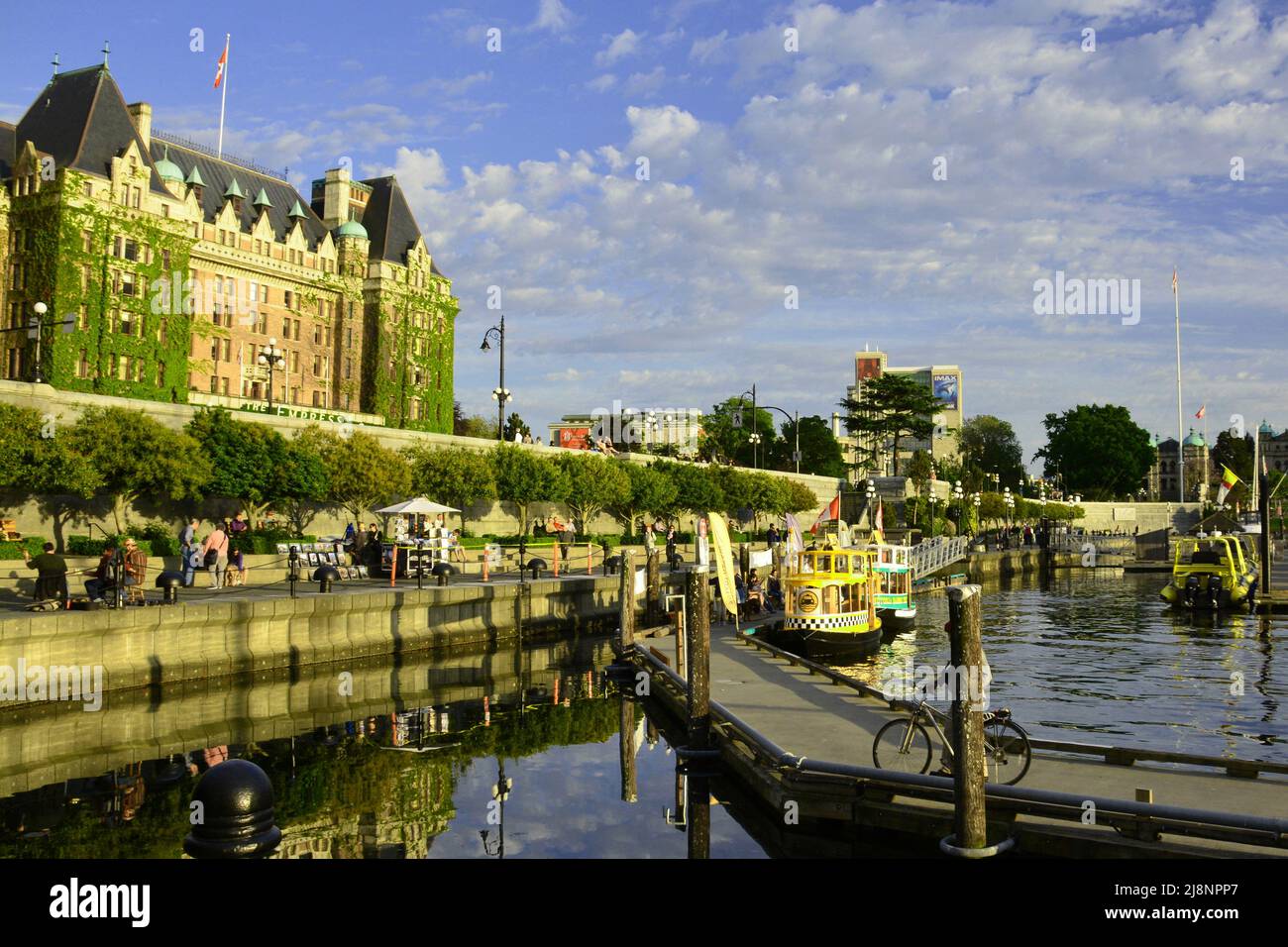 Das berühmte Empress Hotel in Victoria BC, Kanada Stockfoto