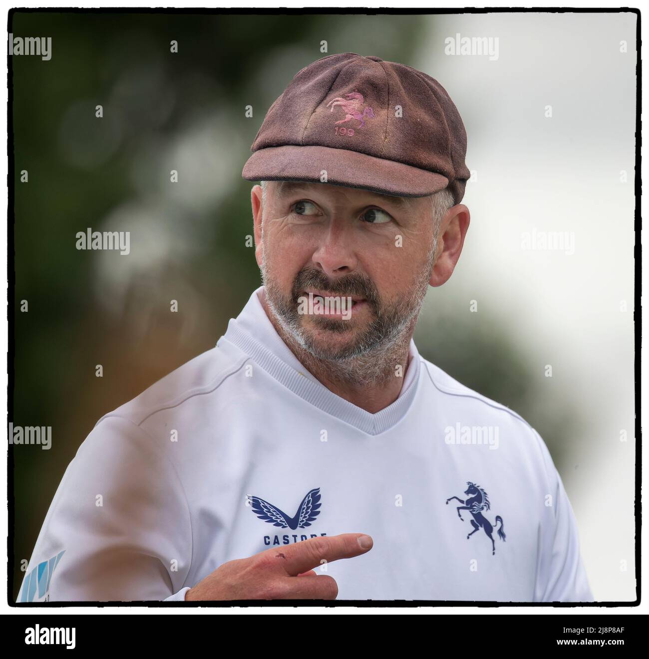 Darren Stevens Kent Cricketportrait Stockfoto