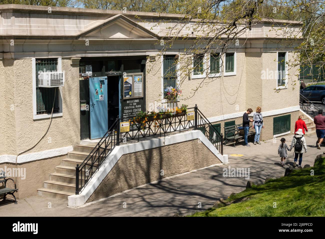 Der Tennisclub im Central Park Tennis Center, New York City, USA 2022 Stockfoto