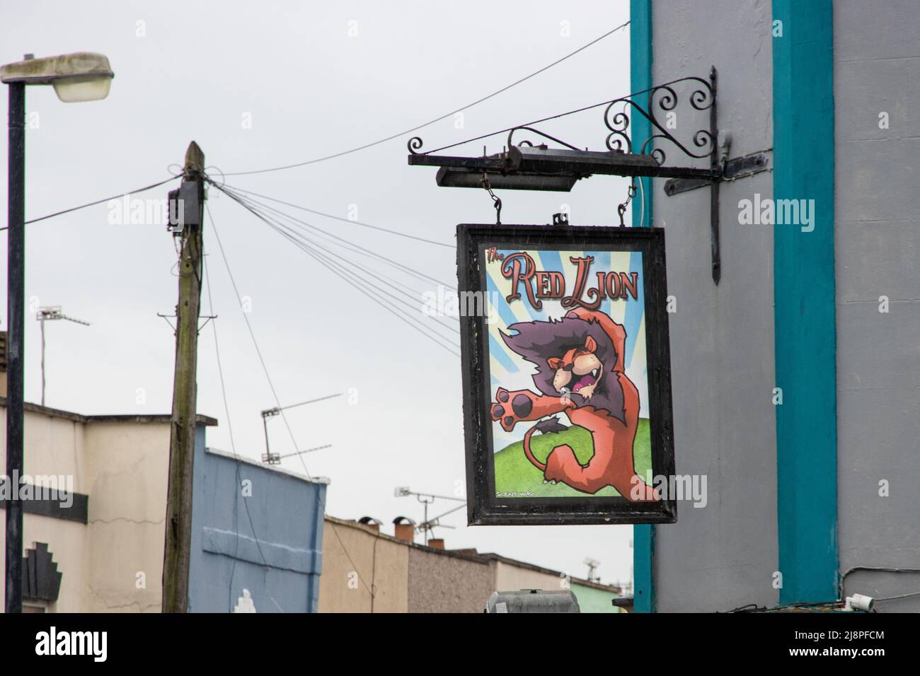 Der Rote Löwe in Easton Bristol Stockfoto
