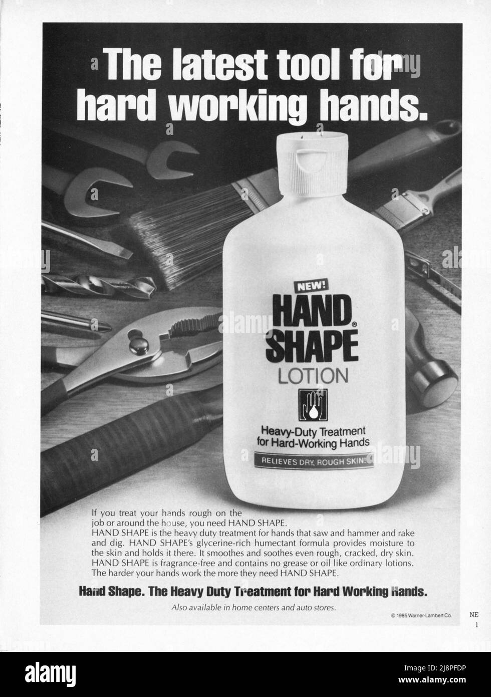 Werbespot des „Playboy“-Magazins vom März 1986, USA Stockfoto