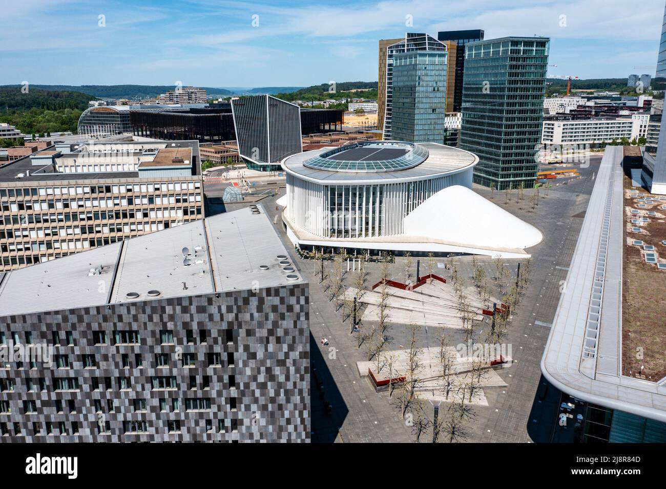 Philharmonie Luxemburg, Konzertsaal, Luxemburg Stockfoto