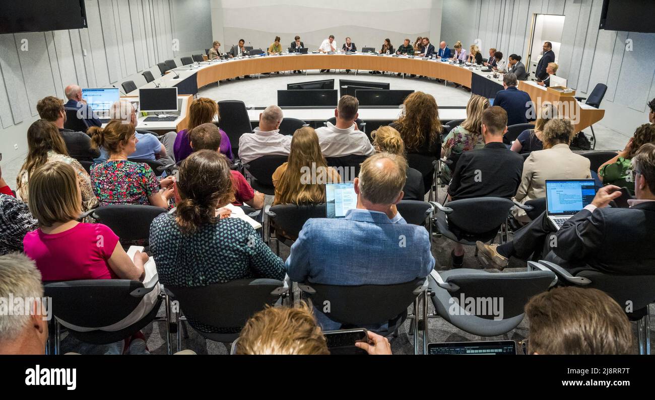 2022-05-18 13:06:27 DEN HAAG - die Ausschussdebatte über Jugendpolitik. ANP LEX VAN LIESHOUT niederlande Out - belgien Out Stockfoto