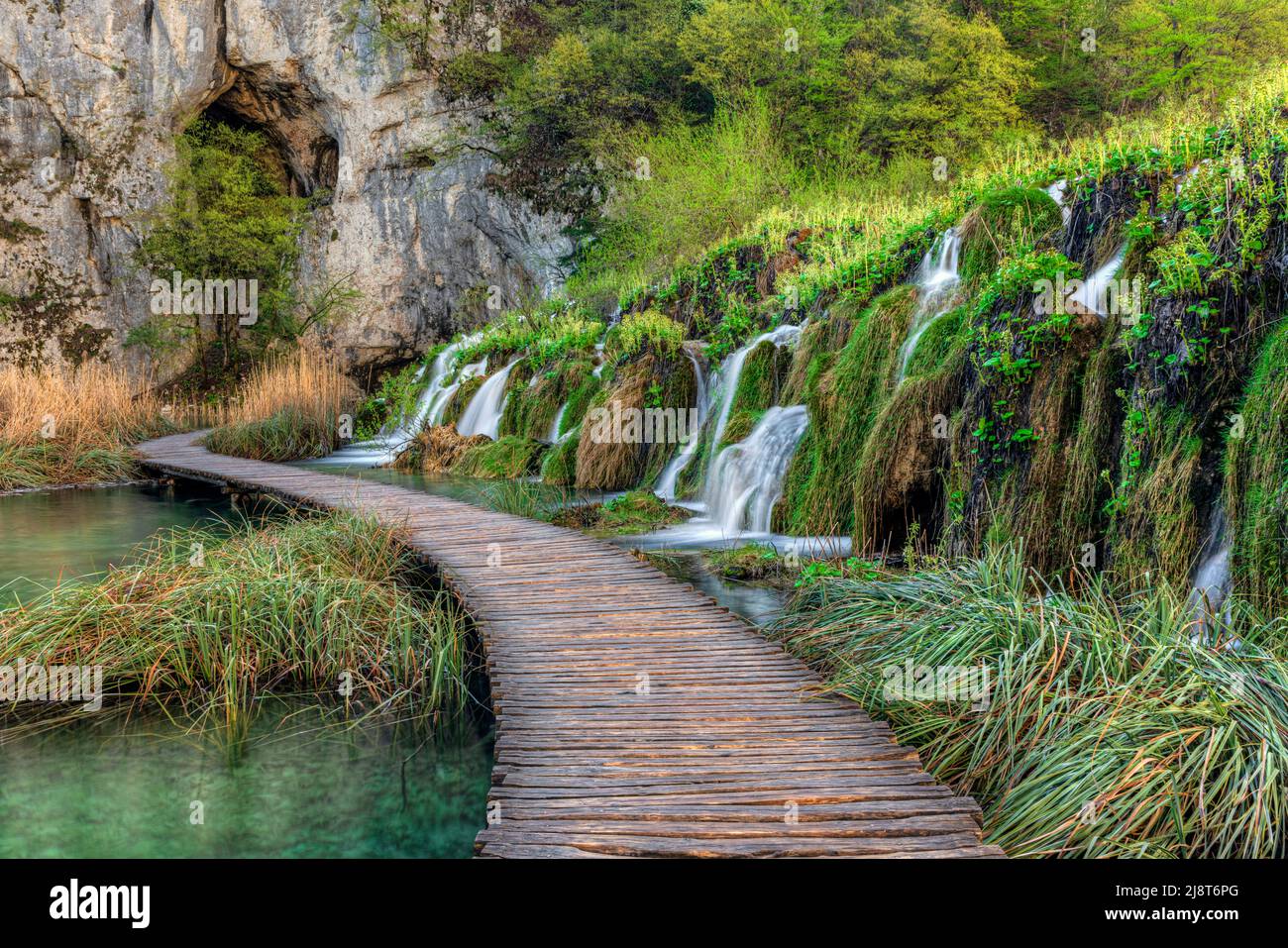 Nationalpark Plitvicer Seen, Lika-Senj, Kroatien, Europa Stockfoto