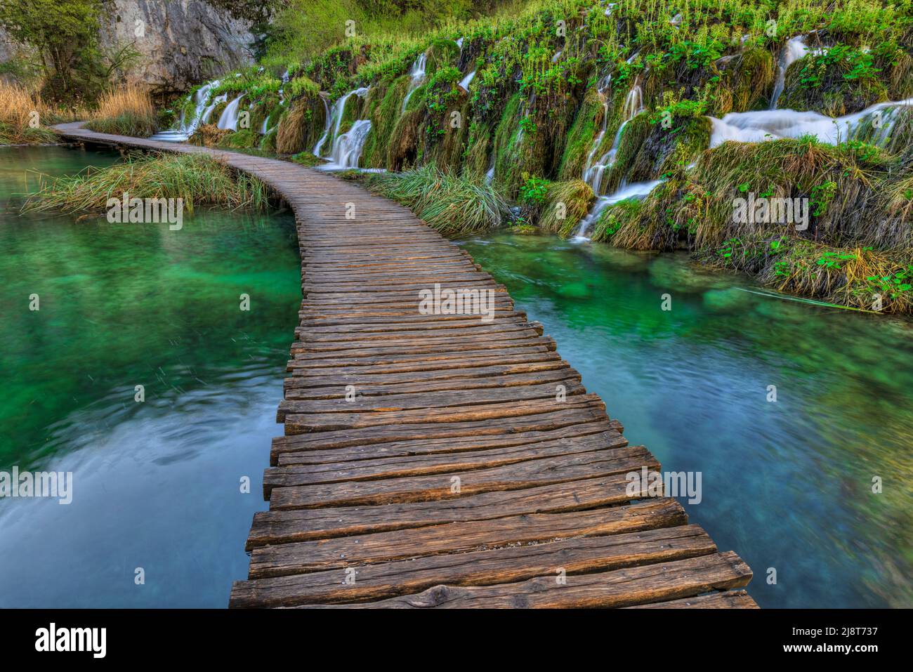 Nationalpark Plitvicer Seen, Lika-Senj, Kroatien, Europa Stockfoto