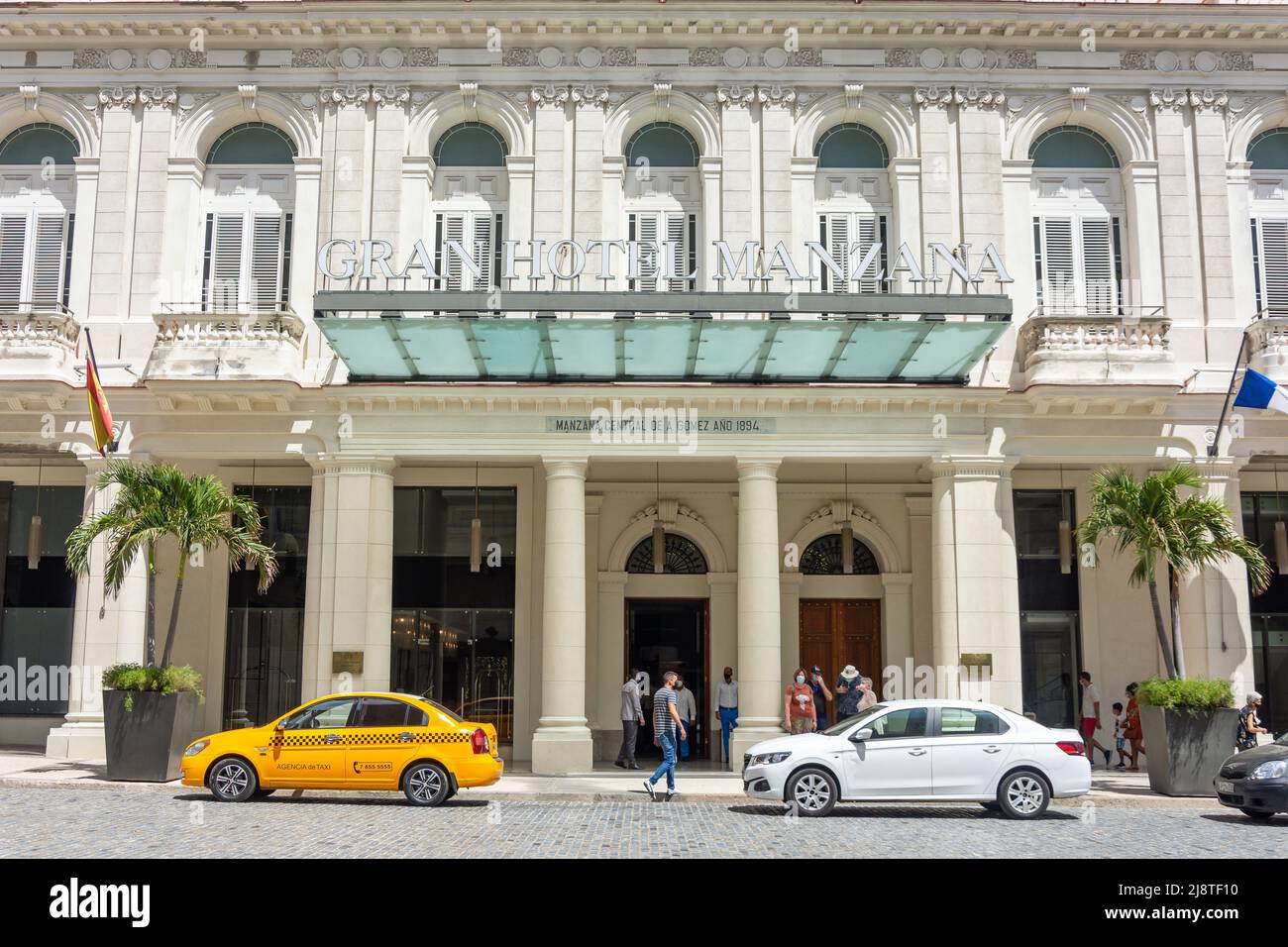 Gran Hotel Manzana Kempinski La Habana, Calle San Rafael, Alt-Havanna, Havanna, La Habana, Republik Kuba Stockfoto