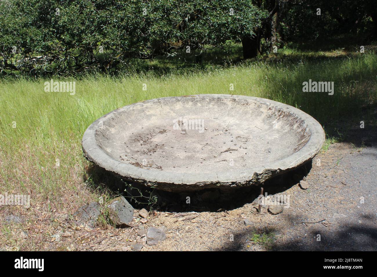 Feeding Basin, Jack London State Historic Park, Kalifornien Stockfoto