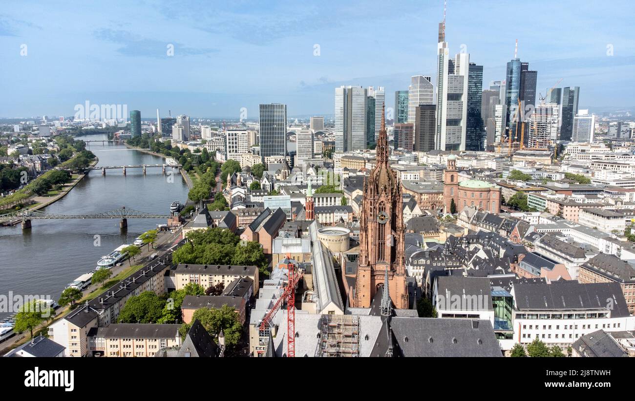 Frankfurter Dom Stockfoto