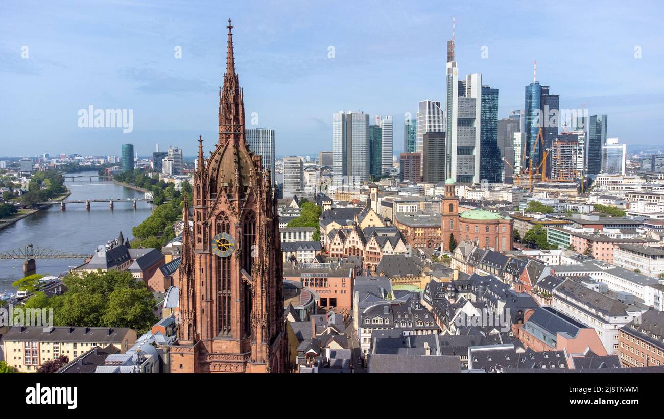 Frankfurter Dom Stockfoto
