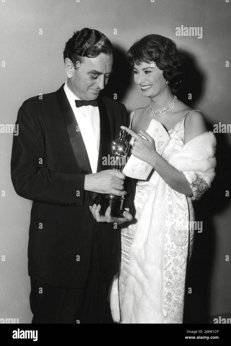 David Lean, Sophia Loren, Academy Awards 30. - 1958. Dateireferenz # 34145-763THA Stockfoto