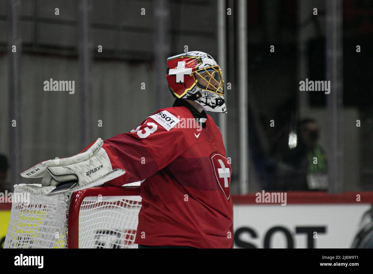 Ice Hall, Helsinki, Finnland, 18. Mai 2022, (Schweiz) während der Weltmeisterschaft - Schweiz gegen Slowakei - Eishockey Stockfoto