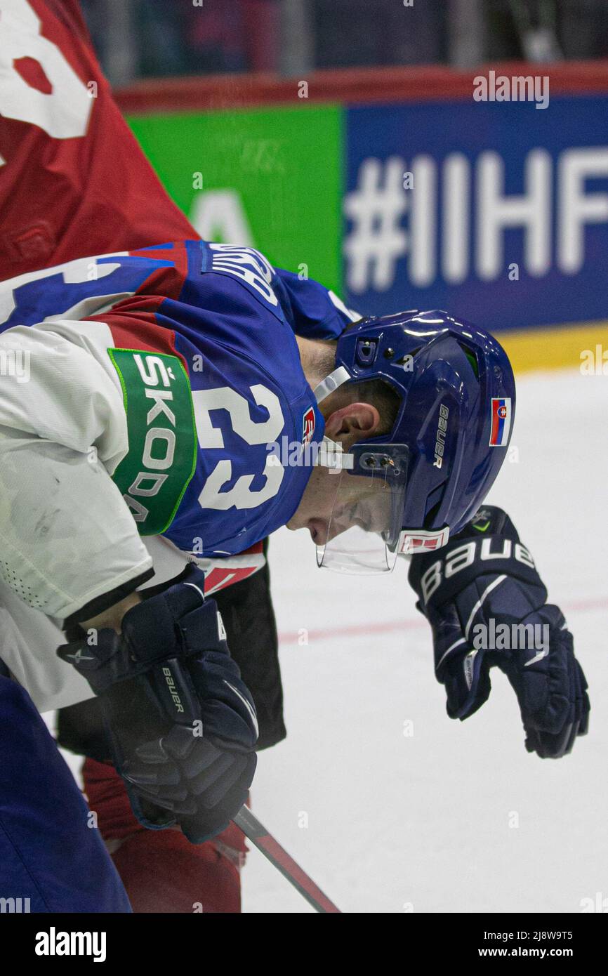 Ice Hall, Helsinki, Finnland, 18. Mai 2022, (Slowakei) während der Weltmeisterschaft - Schweiz gegen Slowakei - Eishockey Stockfoto