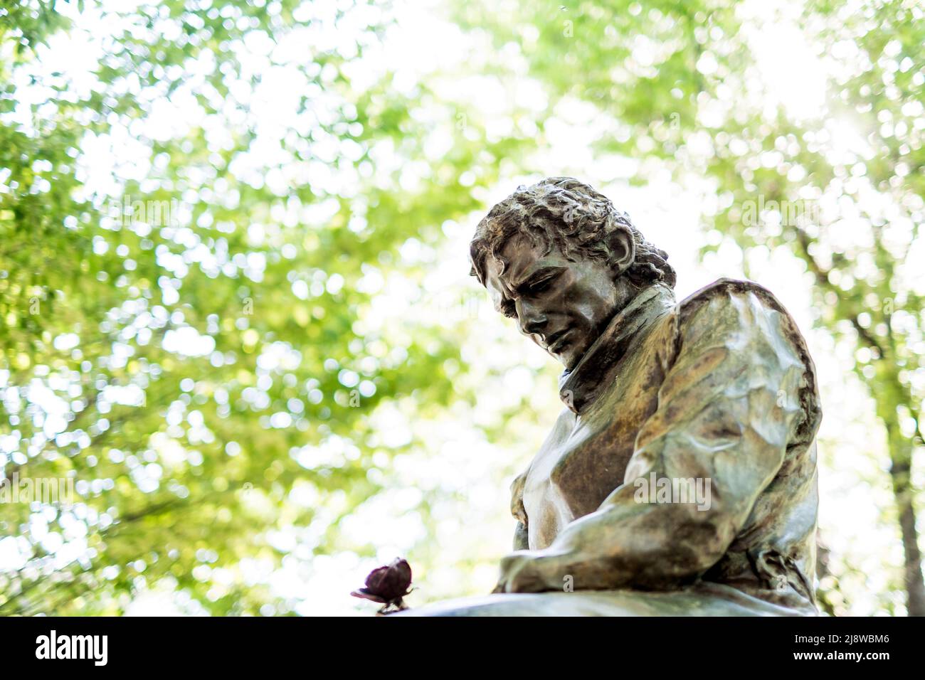 Ayrton Senna-Denkmal auf dem Autodromo Internazionale Enzo e Dino Ferrari in Imola, Italien Stockfoto