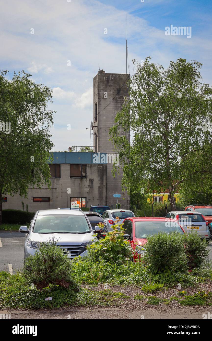 Schulungsgebäude für Feuerwehr und Rettung/Rettungsdienst, West Kirby, Wirral Stockfoto