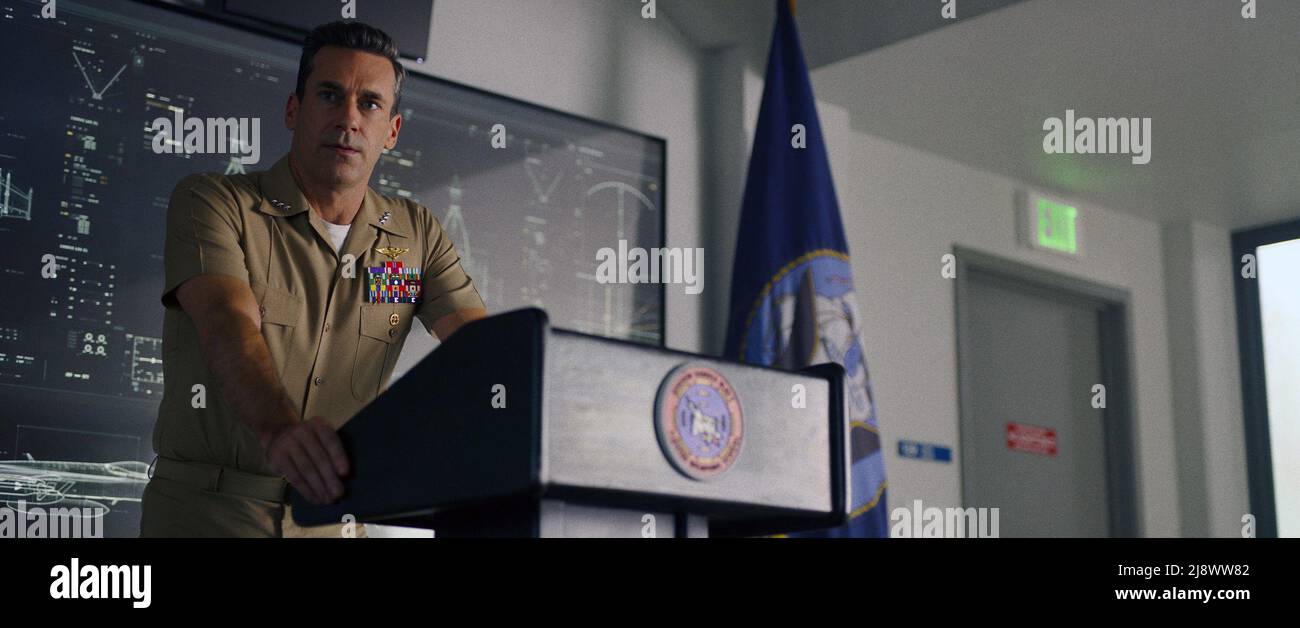 TOP GUN: MAVERICK, (aka TOP GUN 2), Jon Hamm, 2022. © Paramount Pictures / Courtesy Everett Collection Stockfoto