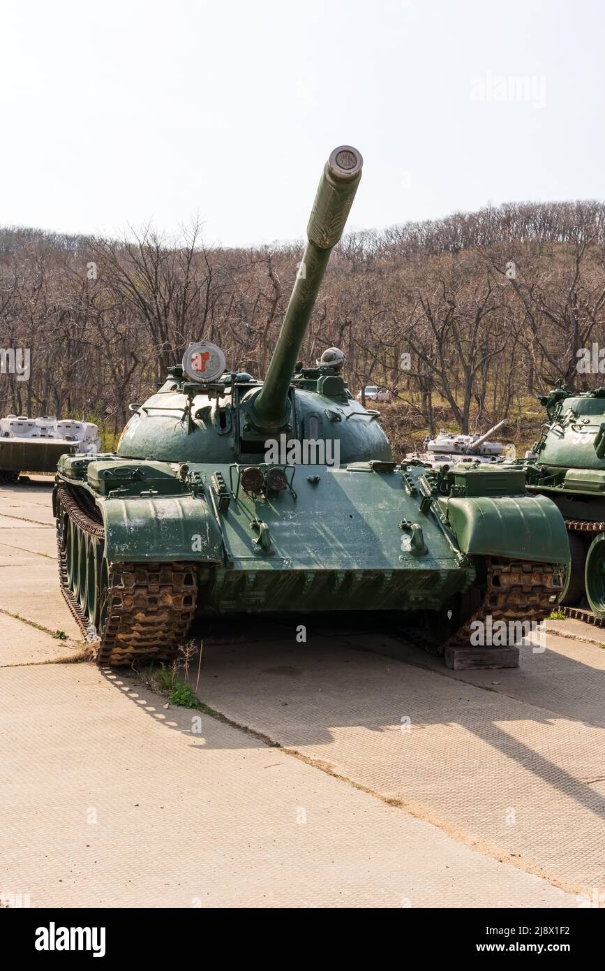 Panzer der Armee. Russisches Museum mit Panzern. Hochwertige Fotos Stockfoto