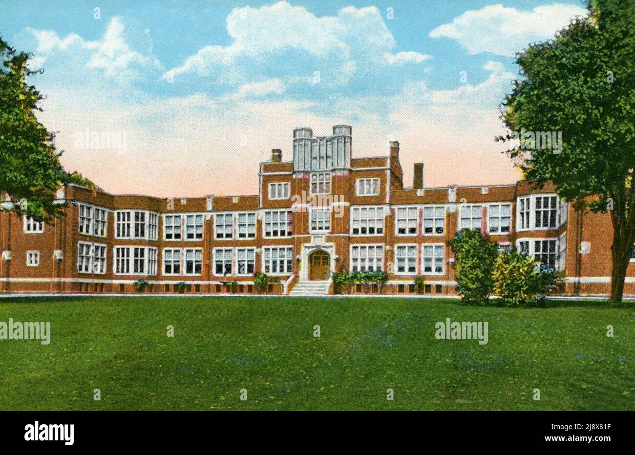 Das Ontario Institute for the Deaf in Belleville, Ontario, ca. 1930 Stockfoto