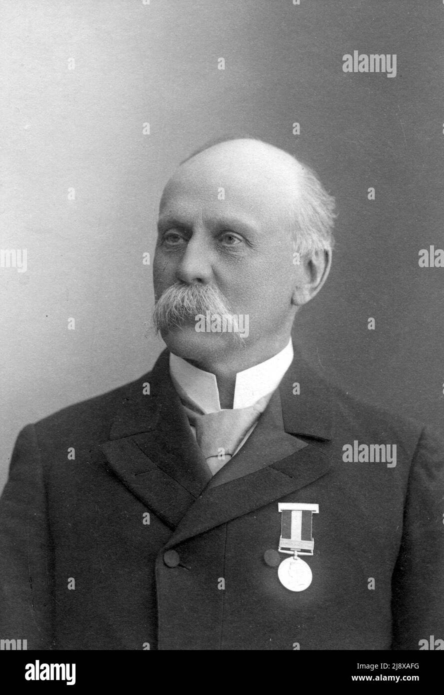 Oberstleutnant Robert Donaldson Croft Hulme (1843-1908) ca. 1905 Stockfoto