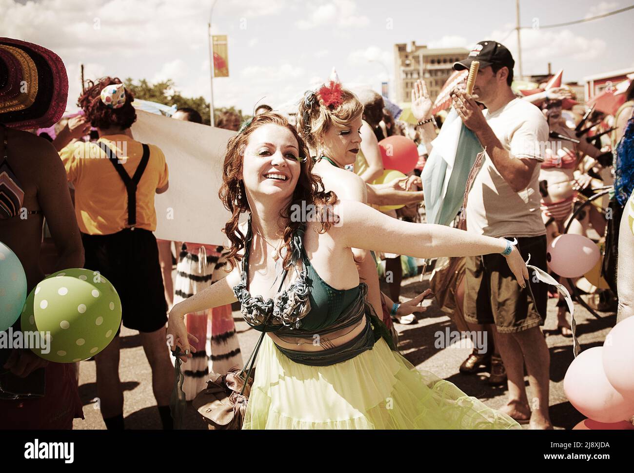 Mermaid Parade in Coney Island, Brooklyn, New York City Stockfoto