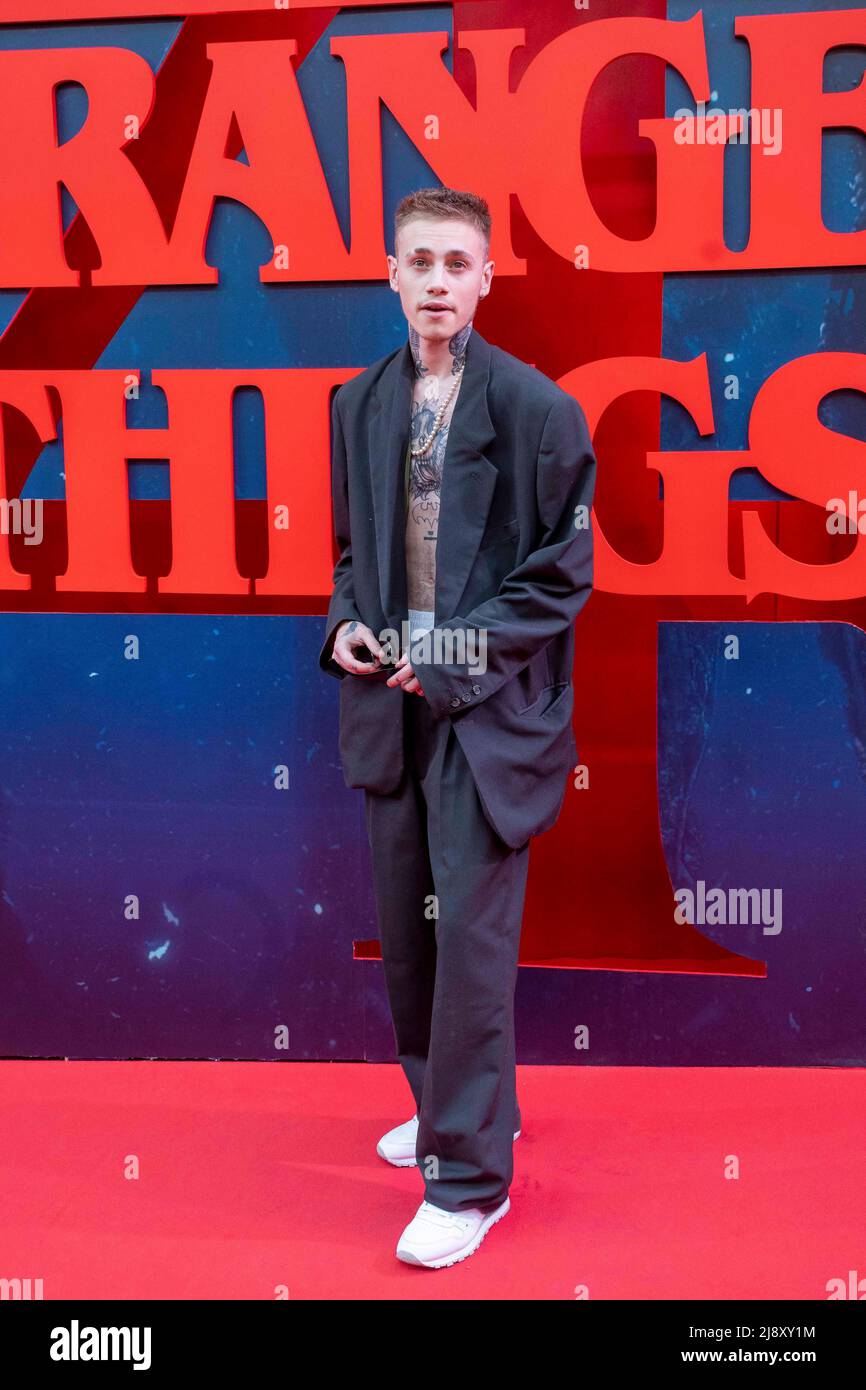 Bei der Fotoserie zur Premiere der Fernsehserie Stranger Things Season 4 in Madrid, 18. Mai 2022. Quelle: CORDON PRESS/Alamy Live News Stockfoto