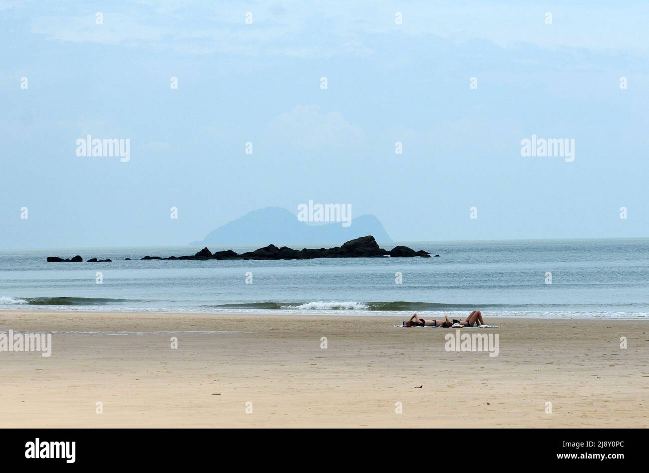 Damai Beach, Santubong Peninsula, Sarawak, Malaysia. Stockfoto Damai Beach, Santubong Peninsula, Sarawak, Malaysia. Stockfoto