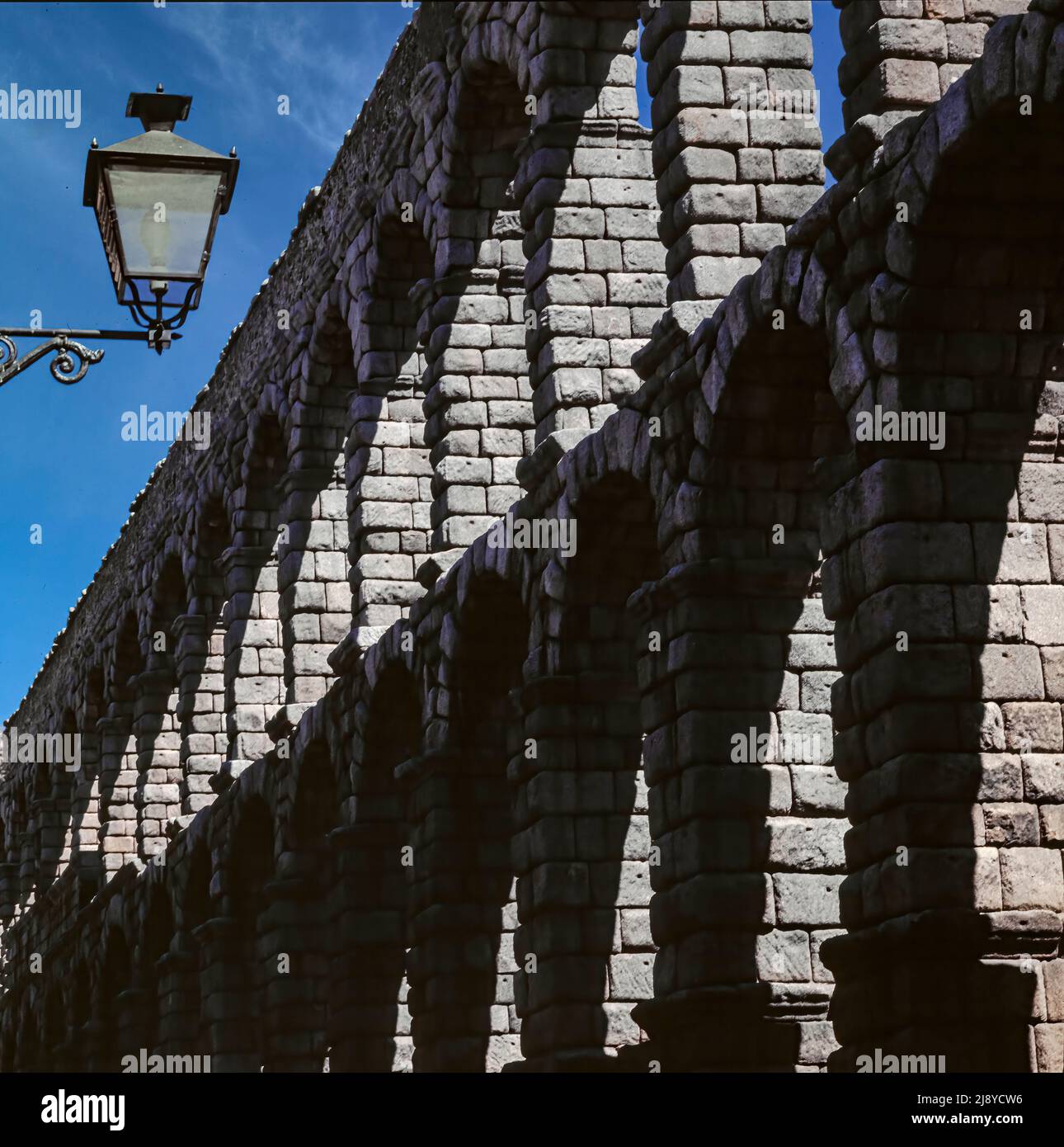 Römisches Aquädukt. Segovia. Spanien. Stockfoto