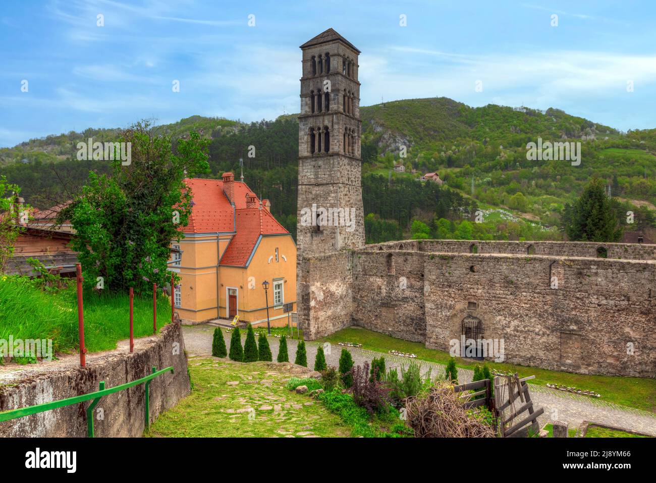 Jajce, Zentralbosnien, Bosnien und Herzegowina, Europa Stockfoto