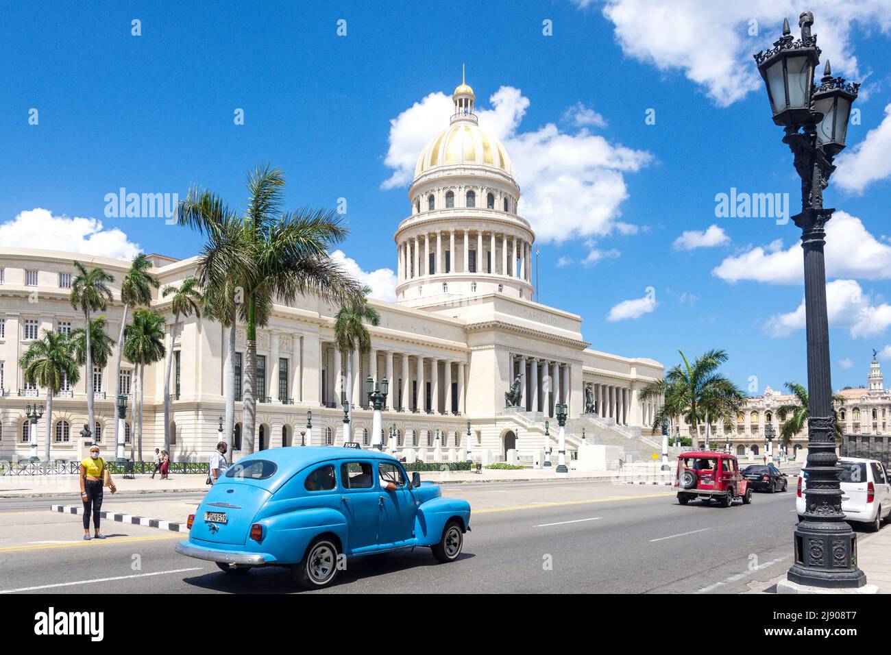 National Capitol Building (Capitolio Nacional de Cuba), Paseo del Prado, Alt-Havanna, Havanna, La Habana, Republik Kuba Stockfoto