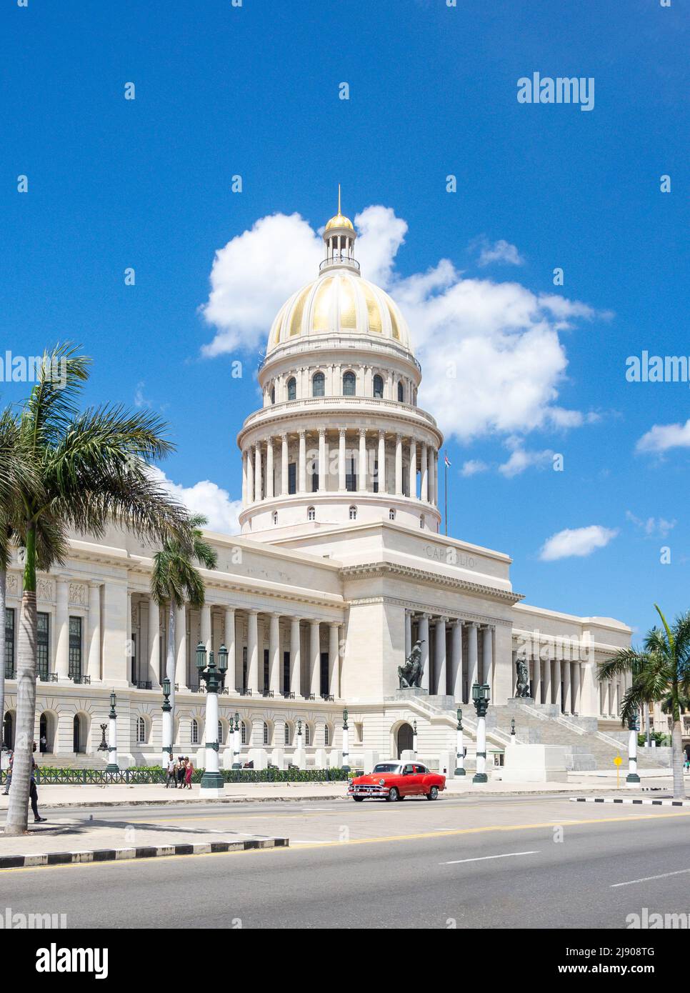 National Capitol Building (Capitolio Nacional de Cuba), Paseo del Prado, Alt-Havanna, Havanna, La Habana, Republik Kuba Stockfoto