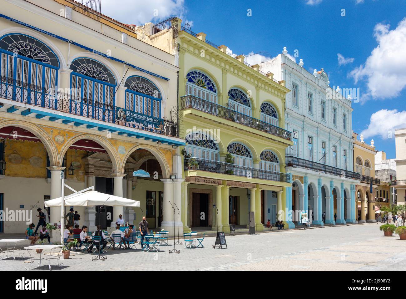 Plaza Vieja, Alt-Havanna, Havanna, La Habana, Republik Kuba Stockfoto