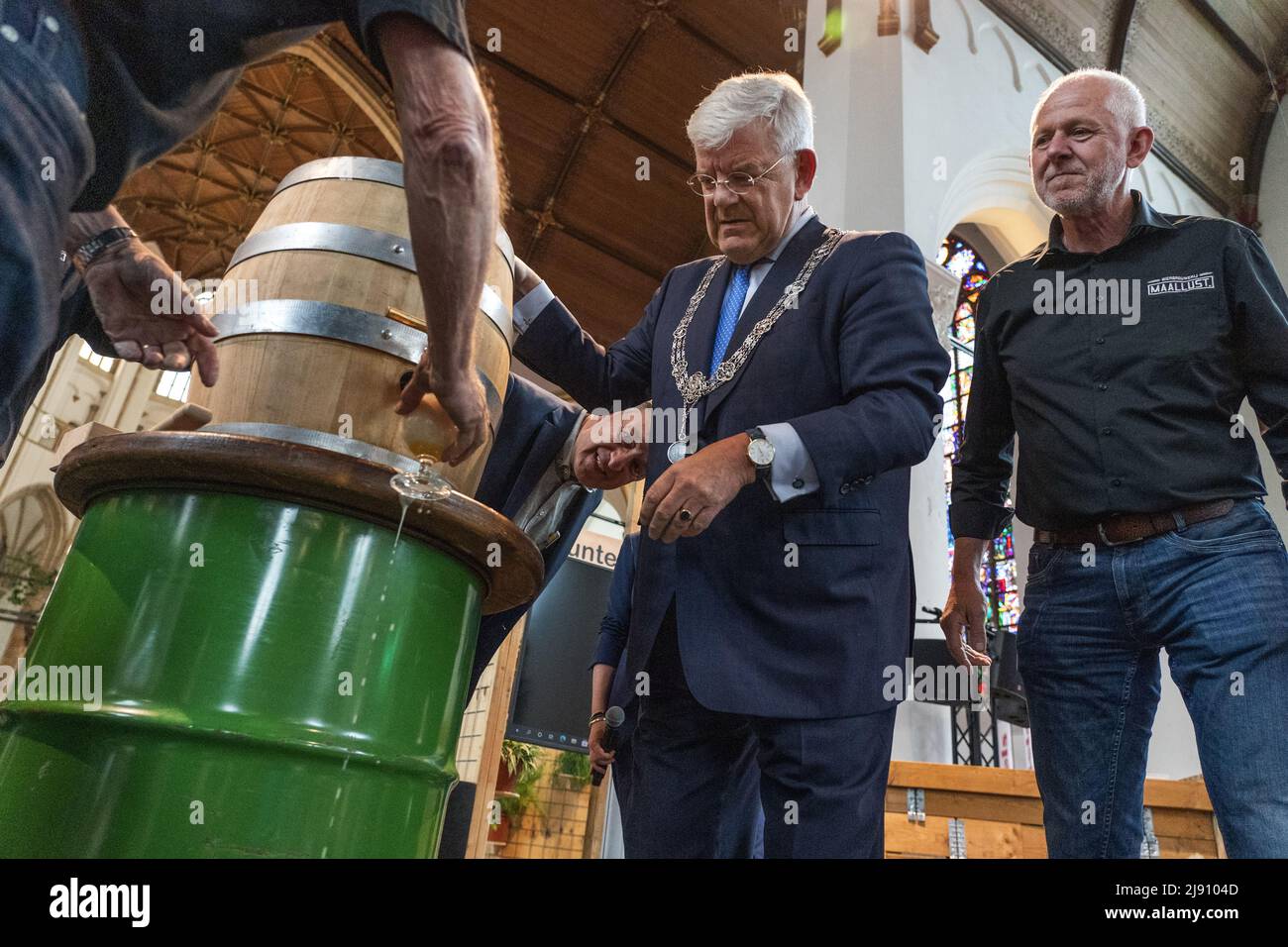 2022-05-19 17:27:33 DEN HAAG - Maallust Brewery aus Veenhuizen wurde mit dem Preis "Bestes Bier der Niederlande 2022" während der offiziellen Eröffnung der Ausgabe 9. des Niederländischen Bierverkostungsfestivals ausgezeichnet. Dieses Festival beginnt die Woche des niederländischen Bieres. ANP JEROEN JUMELET niederlande Out - belgien Out Stockfoto