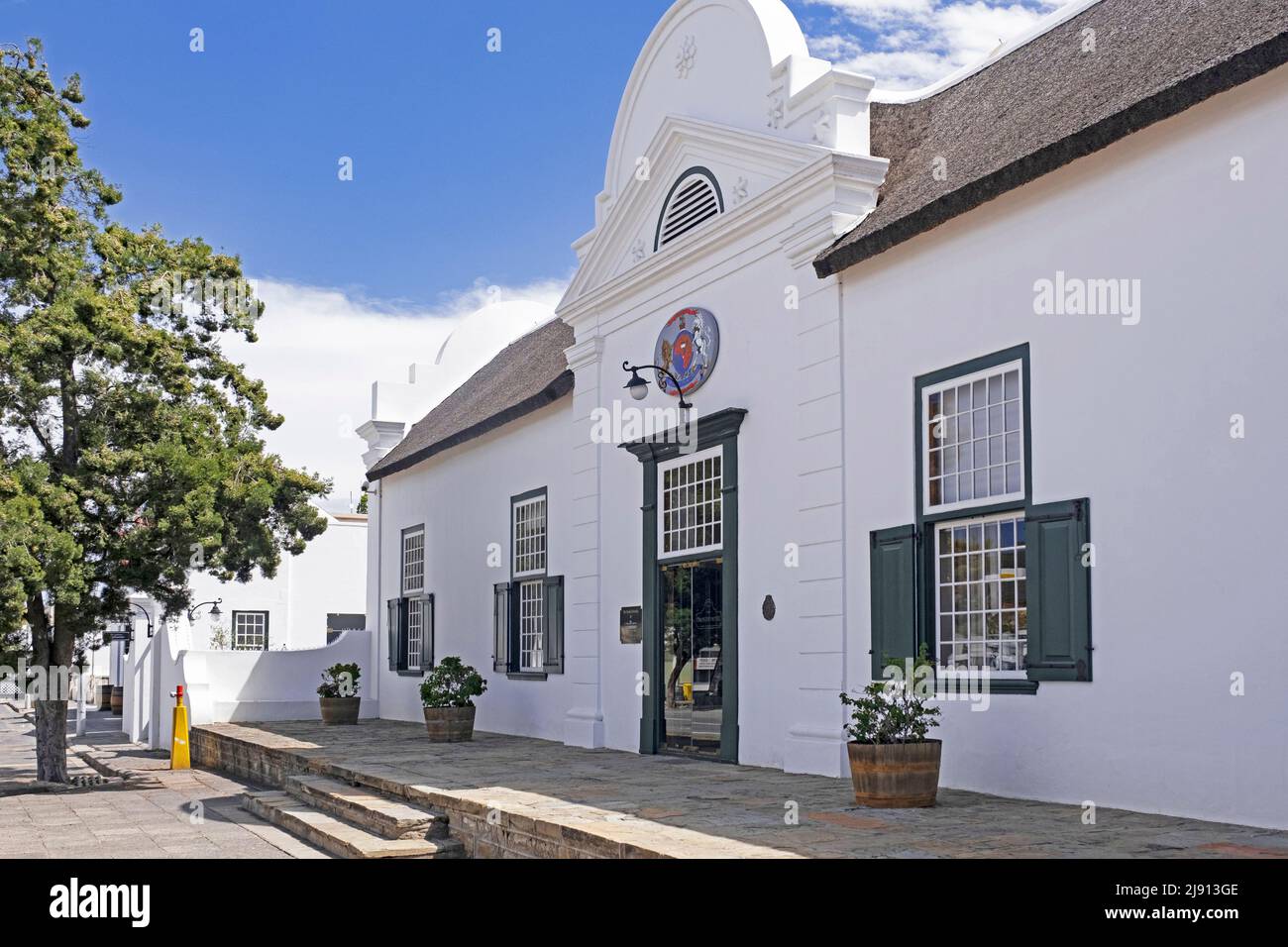 Drostdy Hotel im kapholländischen Stil in der Stadt Graaff-Reinet, Ostkap, Südafrika Stockfoto