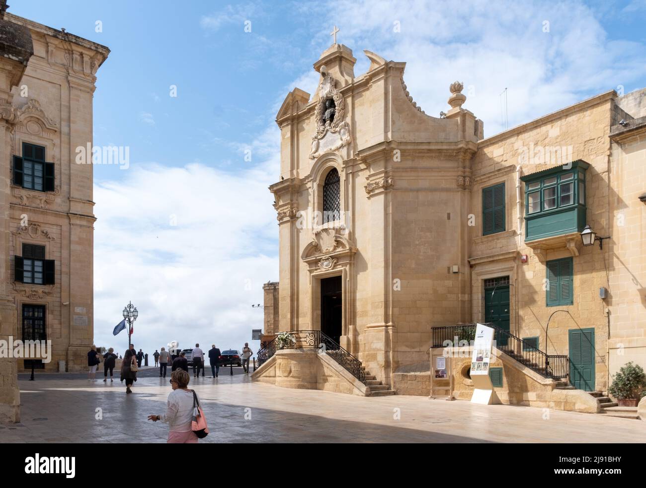 Kirche der Muttergottes des Sieges (auch bekannt als Kirche des heiligen Antonius des Abtes), Valletta, Malta Stockfoto