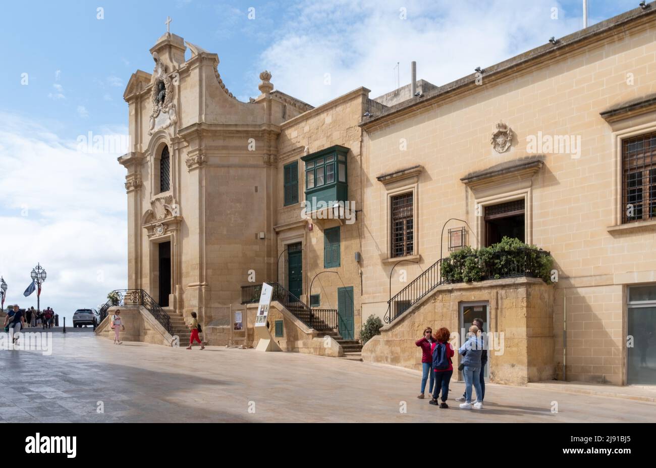 Kirche der Muttergottes des Sieges (auch bekannt als Kirche des heiligen Antonius des Abtes), Valletta, Malta Stockfoto