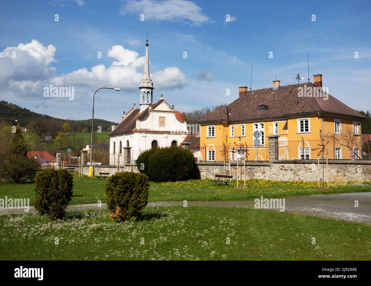 Kapelle des heiligen Josef, Hohenfurth, Vyssi Brod, Sumava, Südböhmen, Böhmen, Tschechische Republik Stockfoto