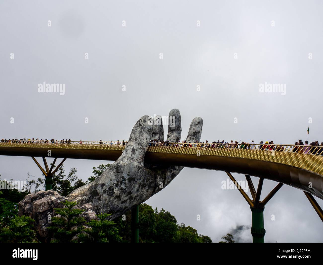 Golden Bridge Da Nang, Vietnam 2022 Stockfoto