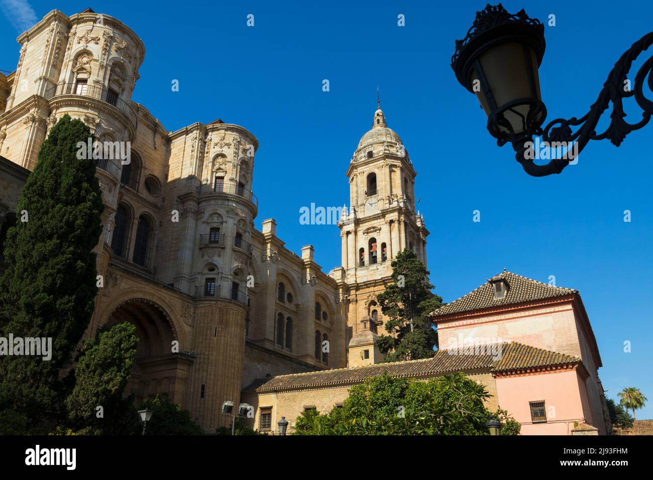 Malaga, Costa del Sol, Provinz Malaga, Andalusien, Südspanien. Die Kathedrale aus der Renaissance. Voller spanischer Name ist La Santa Iglesia Catedral Basilica Stockfoto