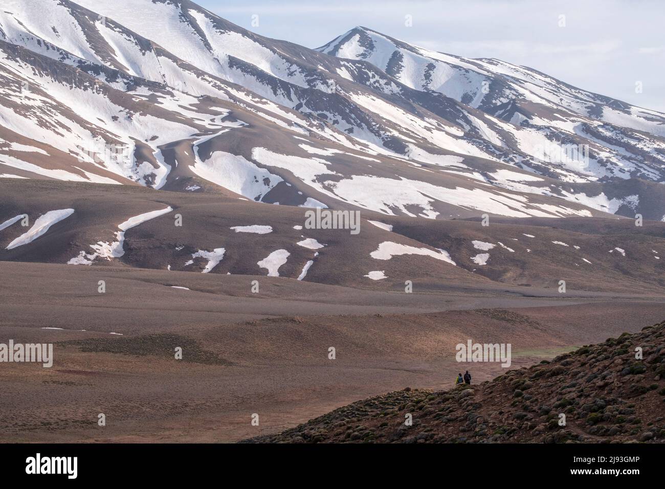 Ighil M'Goun, 4.071 Meter, Atlasgebirge, marokko, afrika Stockfoto