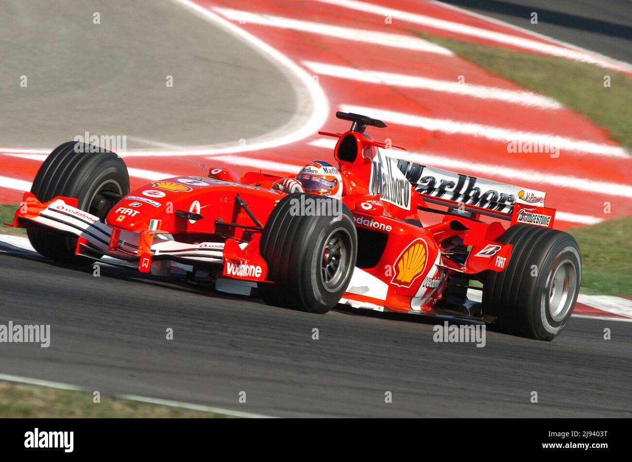 ARCHIVFOTO: Rubens BARRICHELLO wird 50 am 23. Mai 2022, Rubens BARRICHELLO, BH, Ferrari, Aktion.Formel 1, spanischer GP in Barcelona, 06.05.2005 Stockfoto
